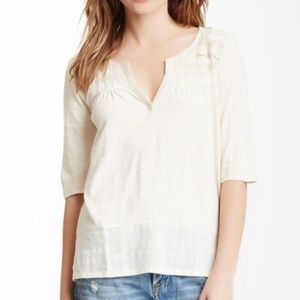 Lucky Mixed fabric Coronado Mixed Fabric tee